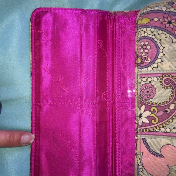 Vera Bradley Paisley print full size wallet - Picture 3 of 4